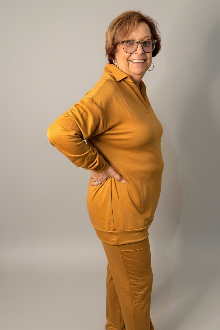 Marigold Collared Lounge Set