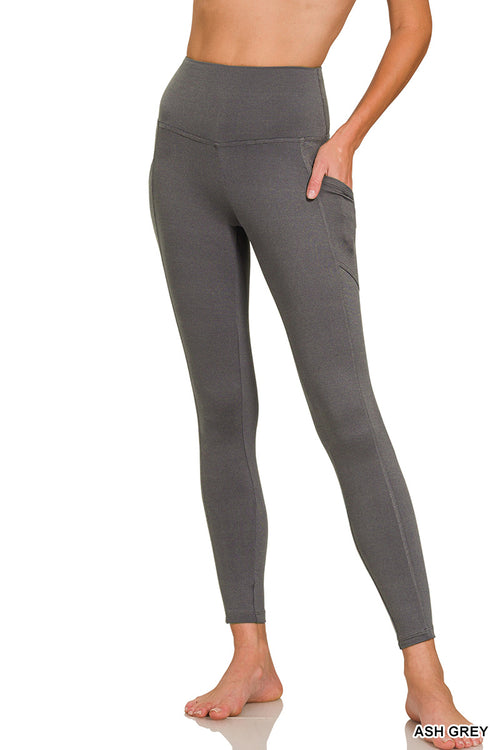 Brushed Microfiber Full Length Leggings